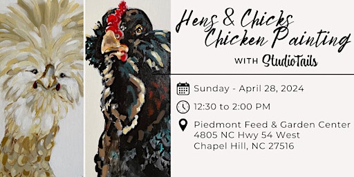 Imagem principal do evento Hens and Chicks Chicken Painting
