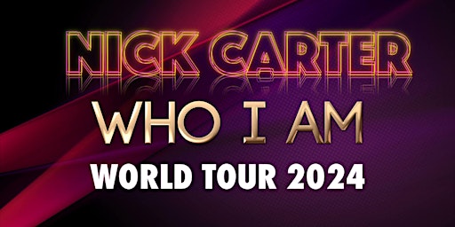 Image principale de Nick Carter Who I Am Tour 2024