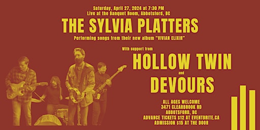 The Sylvia Platters with Hollow Twin and Devours @ The Banquet Room  primärbild