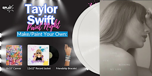 Primaire afbeelding van Taylor Swift Paint Night - LISTENING PARTY (New Album)