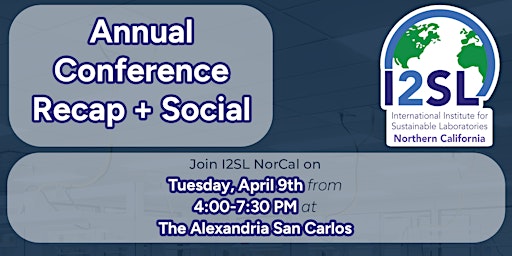 Imagem principal do evento I2SL NorCal: Annual Conference Recap + Social