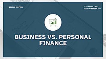 Image principale de Business VS. Personal Finances