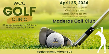 April WCC Golf Clinic