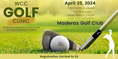 Hauptbild für April WCC Golf Clinic