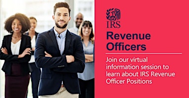 Primaire afbeelding van Virtual Information Session about Revenue Officer positions