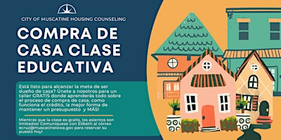 Imagem principal do evento Clase Educativa de Compra de Casa en Español