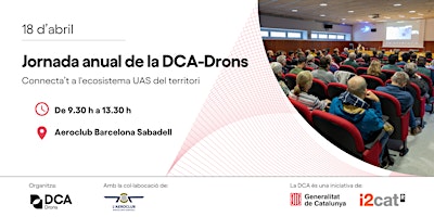 Imagen principal de Jornada anual de la DCA-Drons