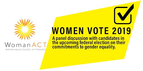 Women Vote 2019: A Panel Discussion on Gender Equality primary image