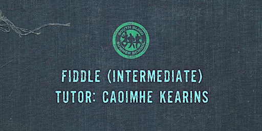 Primaire afbeelding van Fiddle Workshop: Intermediate (Caoimhe Kearins)