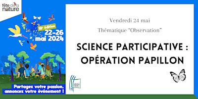 Image principale de Fête de la Nature - Opération papillon (science participative)