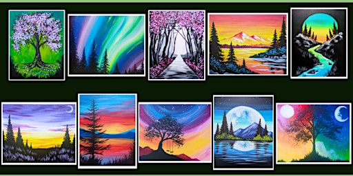 Primaire afbeelding van Pints and painitng: Happy Tree landscapes!