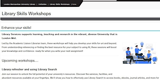 Library Skills Workshops primary image