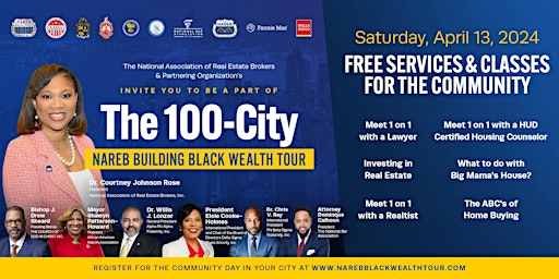 Imagen principal de Realtist Chapter of Richmond Community Day and NAREB Black Wealth Tour