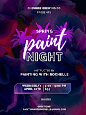 Paint Night at Cheshire Brewing Company with Painting with Rochelle