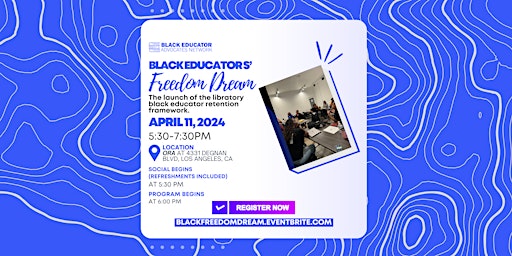 Imagem principal do evento Black Educators' Freedom Dream