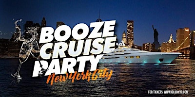 Primaire afbeelding van NYC SUNSET  BOOZE CRUISE PARTY CRUISE| SUMMER 2024 SERIES