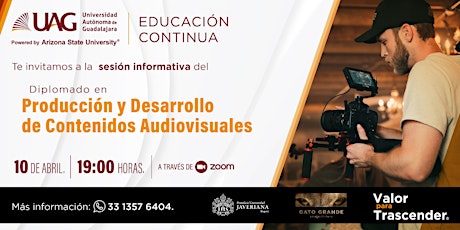 Sesión Informativa: Diplomado en Producción y Desarrollo de Contenidos AV primary image