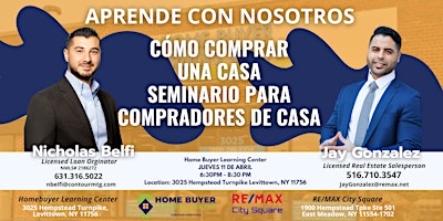 SEMINARIO PARA COMPRADORES DE CASA primary image