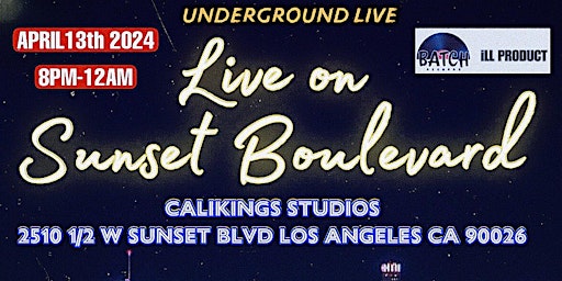 Imagem principal do evento LIVE ON SUNSET BOULEVARD