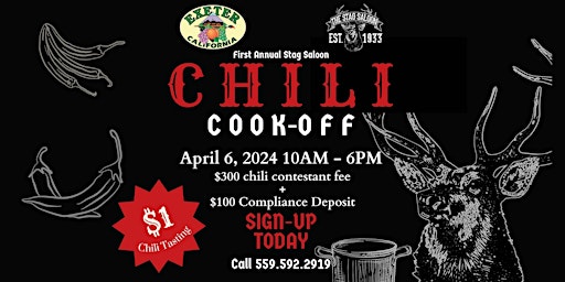 The Stag Saloon Chili Cook-Off primary image