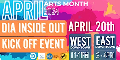 Imagen principal de April Arts Month - Inside|Out Kick off Event