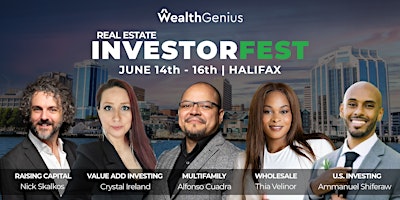 Imagem principal do evento WealthGenius Real Estate InvestorFest - Halifax NS [061424]