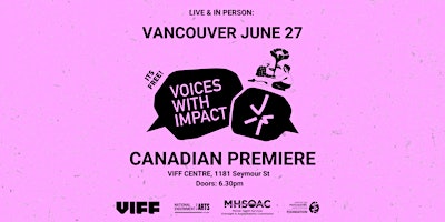 Imagen principal de Voices With Impact 2024: Mental Health Film Premiere (Canada)