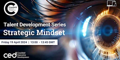 Talent Development Series: Strategic Mindset primary image