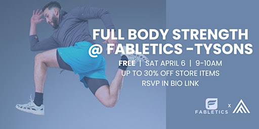 Imagem principal de FABLETICS: FULL BODY STRENGTH CLASS