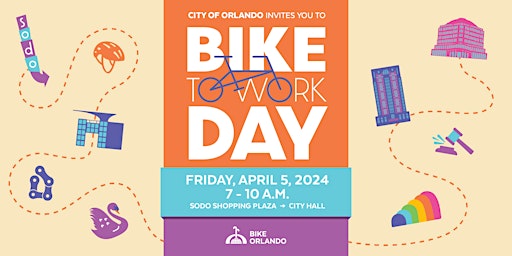 Imagen principal de City of Orlando's 2024 Bike to Work Day