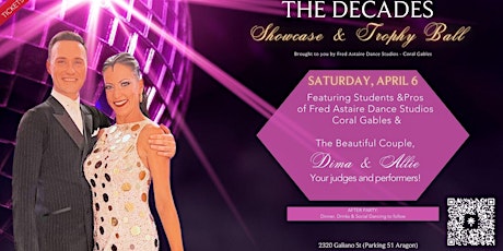 Dancing Through The Decades Showcase and Trophy Ball - Space is Limited!