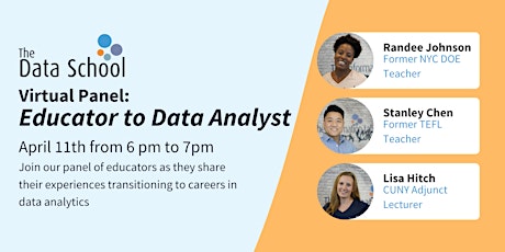 Virtual Panel: Educator to Data Analyst