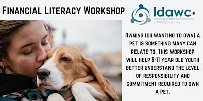 Primaire afbeelding van LDAWC-FINANCIAL LITERACY WORKSHOP - Pet Shop for 8-11 year olds