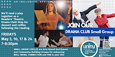 Imagem principal do evento Drama Club Small Group Readers' Theatre