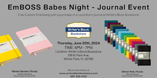 EmBOSS Babes Night - Journal Event primary image