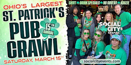 SOCIAL CITY'S 15TH ANNUAL ST. PATRICK'S PUB CRAWL