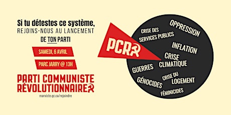 Montreal Launch of the Revolutionary Communist Party