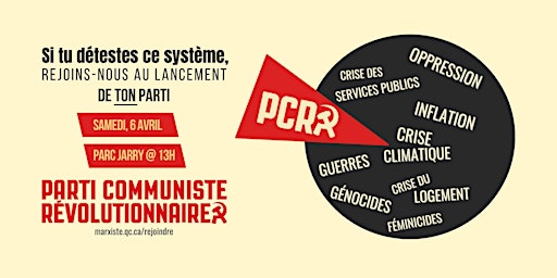 Imagen principal de Montreal Launch of the Revolutionary Communist Party