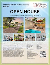 OPEN HOUSE THIS SUNDAY 3/24 from 11am -4pm primary image