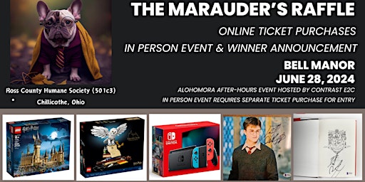 The Marauder's Raffle for Ross County Humane Society primary image