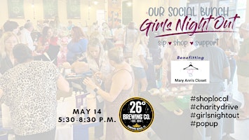 Imagen principal de Our Social Bunch Girls' Night Out Sip and Shop