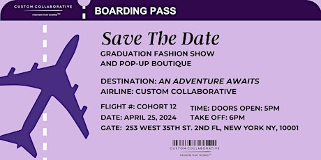 Adventure Awaits: Graduation Fashion Show