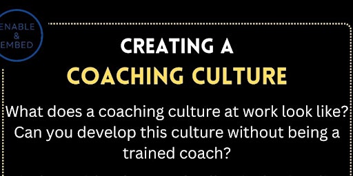 Creating a Coaching Culture  primärbild