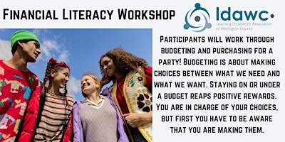 Hauptbild für LDAWC-FINANCIAL LITERACY WORKSHOP - Budgeting & Expenses for 11-14 year old