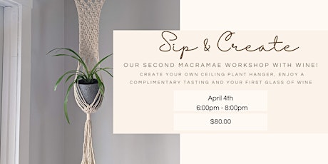 Copy of Sip & Create: Macrame with the Knotty Collective