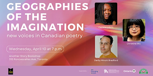 Image principale de Geographies of the Imagination | new voices in Canadian poetry