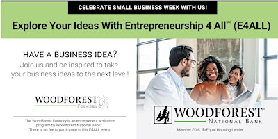 Primaire afbeelding van Explore Your Ideas With Entrepreneurship 4 All (E4ALL) -Beckley, WV
