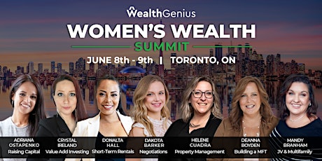 Imagem principal do evento WealthGenius Women's Wealth Summit - Toronto ON [060824]