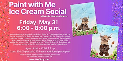 Imagem principal do evento Paint with Me - Ice Cream Social