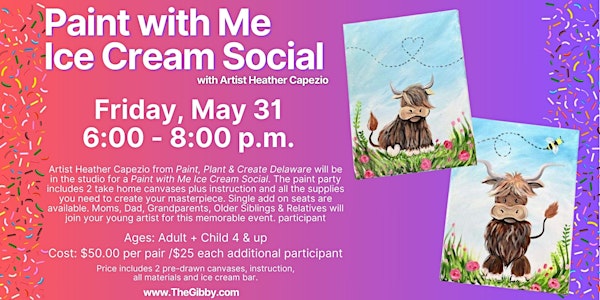 Paint with Me - Ice Cream Social